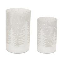 Winter Scene Candle Holder