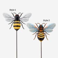 Metal Bee Plant Pick