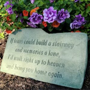 Concrete Garden Stone, Tears