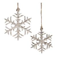 Metal Snowflake Ornament