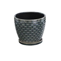 Blue Lattice Pot