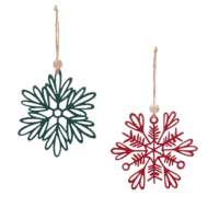 Cutout Snowflake Ornament