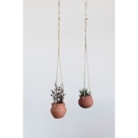 Clay Hanging Planter