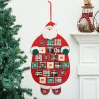Plaid Santa Calendar